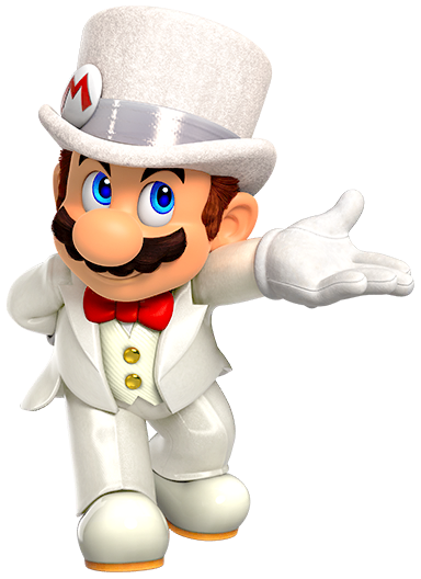 mario white tuxedo